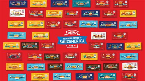 heinz 50 states sauces|Heinz Releases Sauce Packets for All 50 States